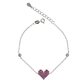 PULSEIRA PB925 CARTIE C/ CORAÇÃO 12MM CRAV. E 2 ZS LAT. 50591