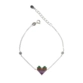 PULSEIRA PB925 CARTIE C/ CORAÇÃO 12MM CRAV. E 2 ZS LAT. 50591