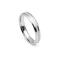 ALIANÇA DE PRATA QUINADA C/ FRISO DIAMANTADO 3,5MM 2259