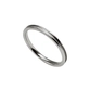 ALIANÇA DE AÇO LISA C/ FRISO LISO 2,2MM 4243