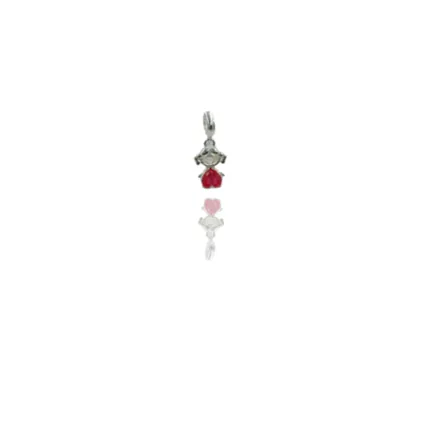 BERLOQUE PB925 MENINA LISA VAZ. C/ Z CORAÇÃO ROSA K-575-00