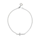 PULSEIRA PB925 GRUMET FININHA C/ CRUZ DEITADA ZS 240950