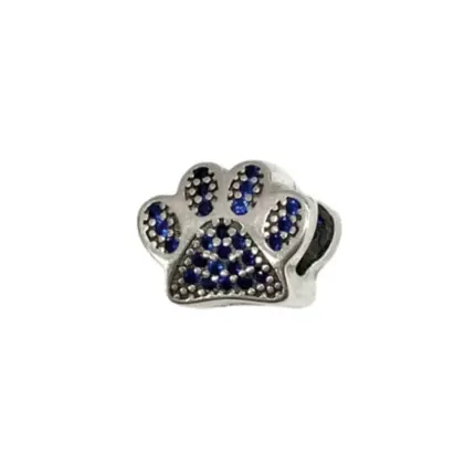 BERLOQUE PRATA 925 PATINHA CRAVEJADA 12MM 30720