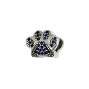 BERLOQUE PRATA 925 PATINHA CRAVEJADA 12MM 30720