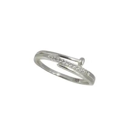 Anel PB925 prego liso e cravej. 10755