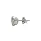 BRINCO PRATA 925 PONTO DE LUZ CORAÇÃO COM BORDA LISA 7MM 5301