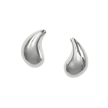 BRINCO PRATA 925 GOTA LISA 13,5X7MM BR1128