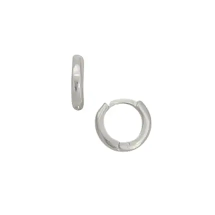 BRINCO PRATA 925 ARGOLA QUADRADA LISA 8X1,9MM B7-0506-00
