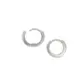 BRINCO PRATA 925 ARGOLA QUADRADA LISA 8X1,9MM B7-0506-00