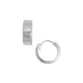 BRINCO PRATA 925 ARGOLA QUADRADA LISA 14,5X5,5MM