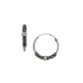 BRINCO PRATA ARGOLA BALI 18MM ESPIRAL