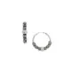 BRINCO ARGOLA PRATA 925 BALI 1BOLINHA E 2ASPIRAL 16MM B