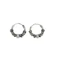 BRINCO ARGOLA PRATA 925 BALI TORC. ESPIRAL 13MM B