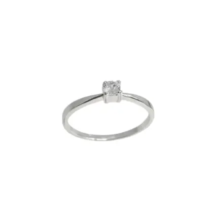 ANEL PRATA 925 SOLITÁRIO 3MM C/4 GARRAS 7131938000