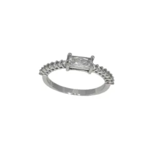 ANEL PR925 SOLITARIO ARO CRAV. C/ Z RET. 6MM X 4MM 12493003