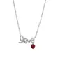 CORRENTE PB925 LOVE CRAVEJADO C/ CORAÇÃO RESINA 40556