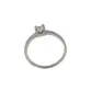 ANEL PR925 SOLITÁRIO 5MM C/ 4 GARRAS 93121