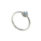 ANEL PB 925 PRINCESINHA Z GOTA 3MM X 5MM BORDA CRAV. 6MM X 8MM 10862
