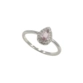 ANEL PB 925 PRINCESINHA Z GOTA 3MM X 5MM BORDA CRAV. 6MM X 8MM 10862