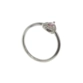 ANEL PB 925 PRINCESINHA Z GOTA 3MM X 5MM BORDA CRAV. 6MM X 8MM 10862