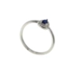 ANEL PB 925 PRINCESINHA Z GOTA 3MM X 5MM BORDA CRAV. 6MM X 8MM 10862