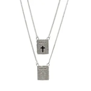 ESCAPULARIO PB925 TRADICIONAL CRUCIFIXO RENDA ITALIANA  8800588000