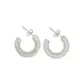 ARGOLA PB925 COM TARRAXA RENDA ITALIANA MOLA 12MM 2800218000