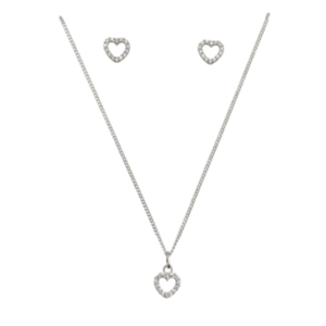 CONJUNTO P925 CORAÇÃO VAZADO C/ ZS 280276
