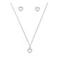 CONJUNTO P925 CORAÇÃO VAZADO C/ ZS 280276
