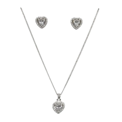 CONJUNTO PB925 CORAÇÃO CRAVEJADO 281477