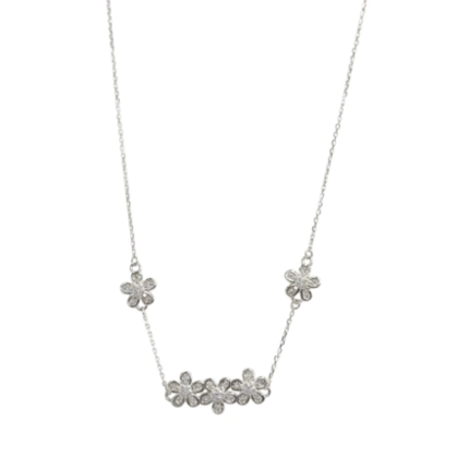 CORRENTE PB925 CARTIE C/ 5 FLORZINHAS CRAV. 40644
