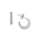 ARGOLA PB925 COM TARRAXA FLORAL QUADRADA 13MM 2800608000