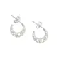 ARGOLA PB925 COM TARRAXA RENDA ITALIANA ESTRELAS 12MM 2800278000