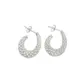 ARGOLA PB925 COM TARRAXA ESCAMA GOTA 18X15MM 2800168000