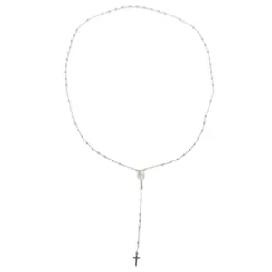 ROSÁRIO CARTIE BOL 2MM C/ CRUZ 13MM X 6MM 60CM 5,4G CTE001