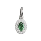 PINGENTE PB925 PRINCESINHA Z OVAL BORDA CRAV. 8MM X 7MM 3196 / 4-00012E