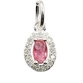 PINGENTE PB925 PRINCESINHA Z OVAL BORDA CRAV. 8MM X 7MM 3196 / 4-00012E