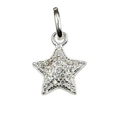 PINGENTE PB925 ESTRELA CRAVEJADA 10MM 4-00747C