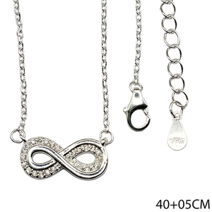 CORRENTE PB9252 CARTIE INFINITO LISO E CRAVEJADO DUPLO 6-01167C