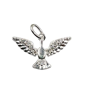 PINGENTE PB9252 ESPIRITO SANTO PENAS CRAVEJADAS 4-00964C