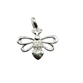 PINGENTE PB9252 BORBOLETA LISA E CRAVEJADA 4-01226C