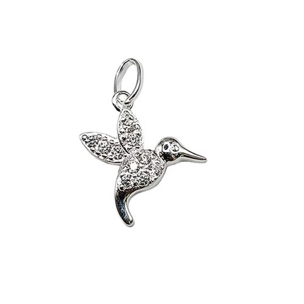PINGENTE PB9252 BEIJA FLOR CRAVEJADA 4-01399C