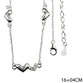 PULSEIRA PB925 3 CORAÇÕES LISOS E CORAÇÃO CRAVEJADO 5-01160C