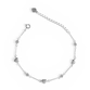 PULSEIRA PB925 3 CORAÇÕES LISOS E 4 PONTOS DE LUZ 5-01152C