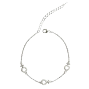 PULSEIRA P925 CIRCULO CRAVEJADO VAZ. E PONTO DE LUZ 5-01151C