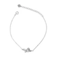 PULSEIRA PB925 BORBOLETA CRAVEJADA E LISA P 5-01365C
