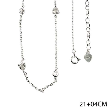 TORNOZELEIRA PB925 CARTIE 2Z CORAÇÃO E 2 PONTO DE LUZ 10-00573C