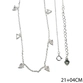 TORNOZELEIRA PB925 6 PONTOS DE LUZ CORAÇÃO 4MM 10-01269C