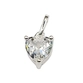 PINGENTE PB925 PONTO DE LUZ CORAÇÃO 5MM 3 GARRAS 4-00211C05