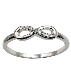 ANEL PB925 INFINITO CRAVEJADO E LISO 18MM 1-00002C